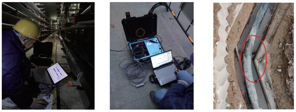 RPD-H 高頻電纜局放測(cè)試儀現(xiàn)場 RPD-H 高頻電纜局放測(cè)試儀現(xiàn)場