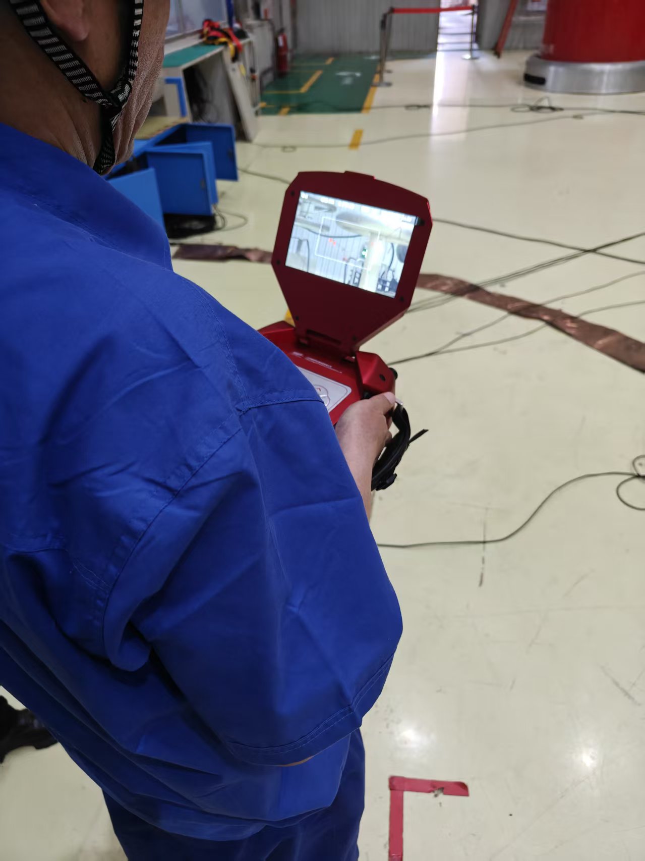 電力紫外成像儀現(xiàn)場(chǎng)