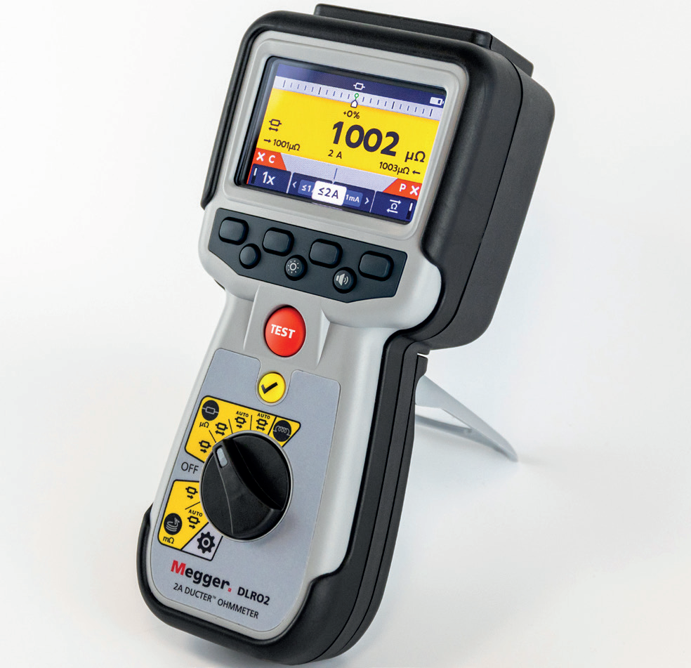 DLRO2手持式歐姆表微歐計(jì)2A低電阻測試儀 DLRO2手持式歐姆表微歐計(jì)2A低電阻測試儀