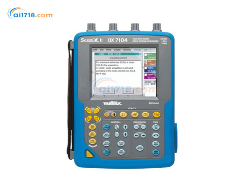 OX7104便攜式隔離通道示波器 OX7104便攜式隔離通道示波器